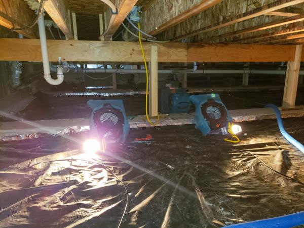 Cost of Crawlspace Water Removal in Napa